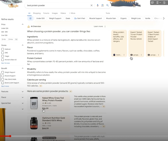 google ai overview seo